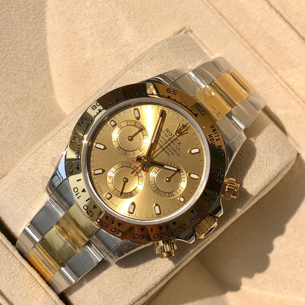 롤렉스 코스모그래프 데이토나 40mm 샴페인 콤비