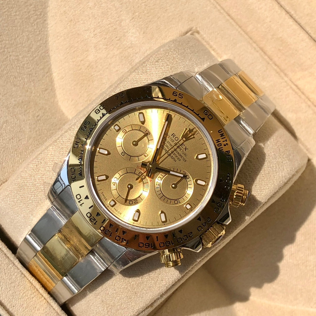 롤렉스 코스모그래프 데이토나 40mm 샴페인 콤비