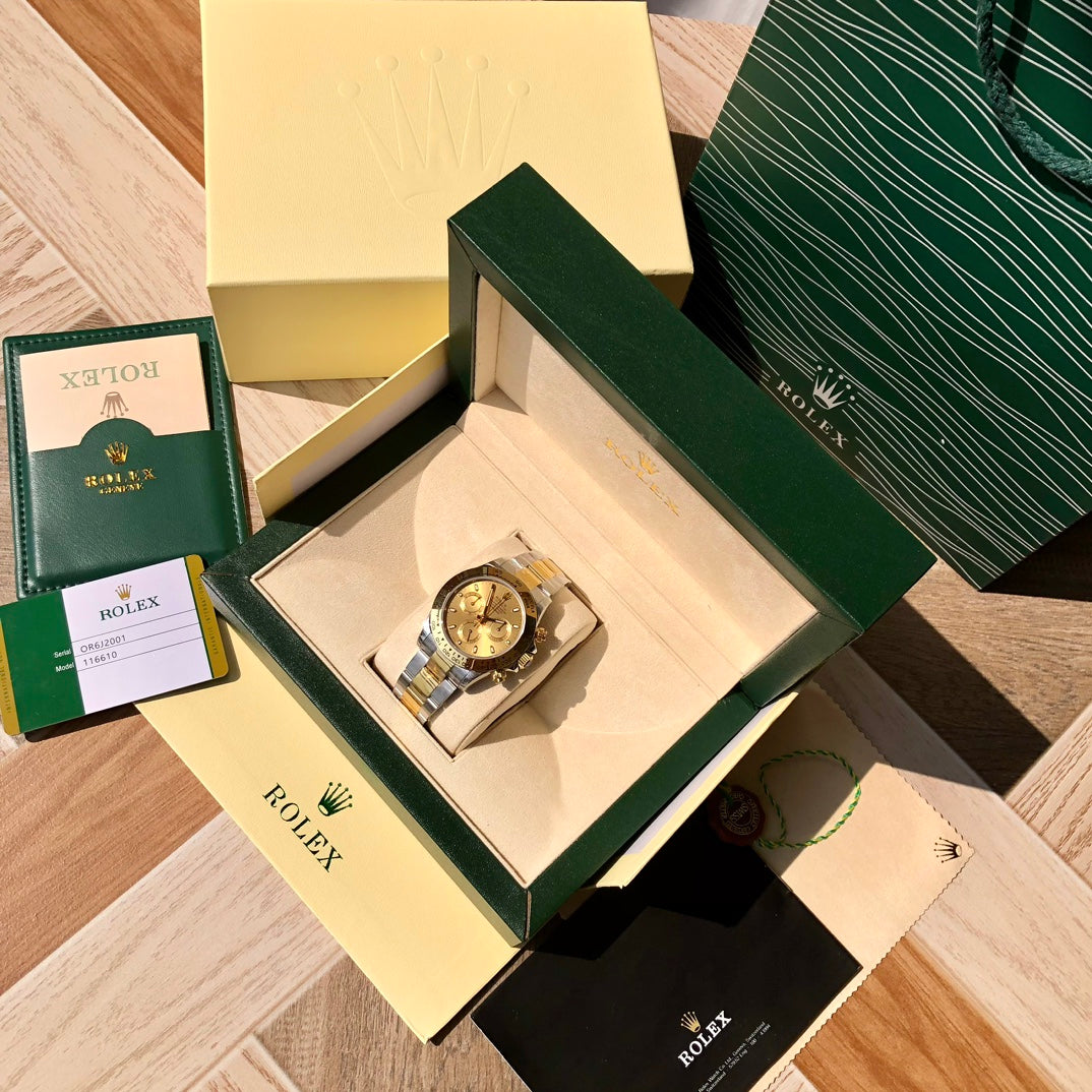 롤렉스 코스모그래프 데이토나 40mm 샴페인 콤비