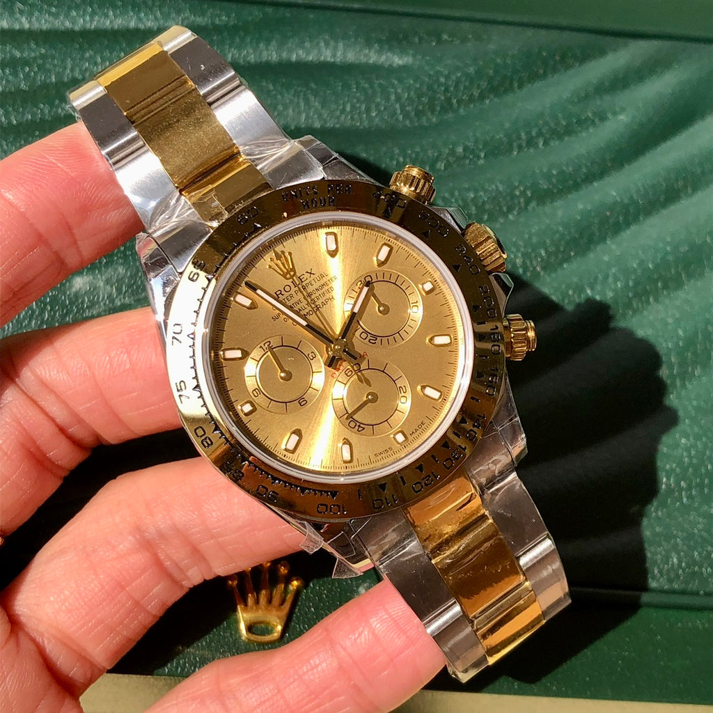롤렉스 코스모그래프 데이토나 40mm 샴페인 콤비