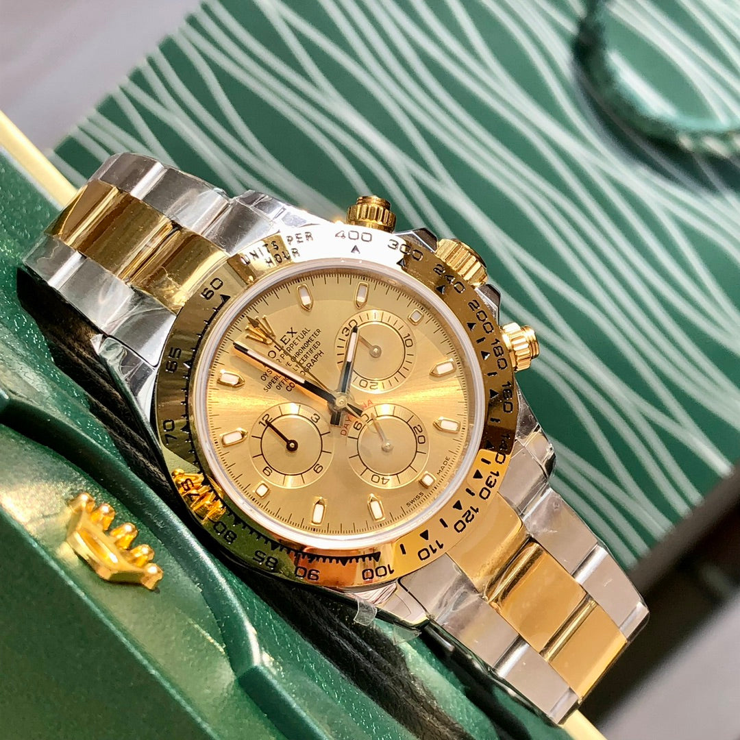 롤렉스 코스모그래프 데이토나 40mm 샴페인 콤비