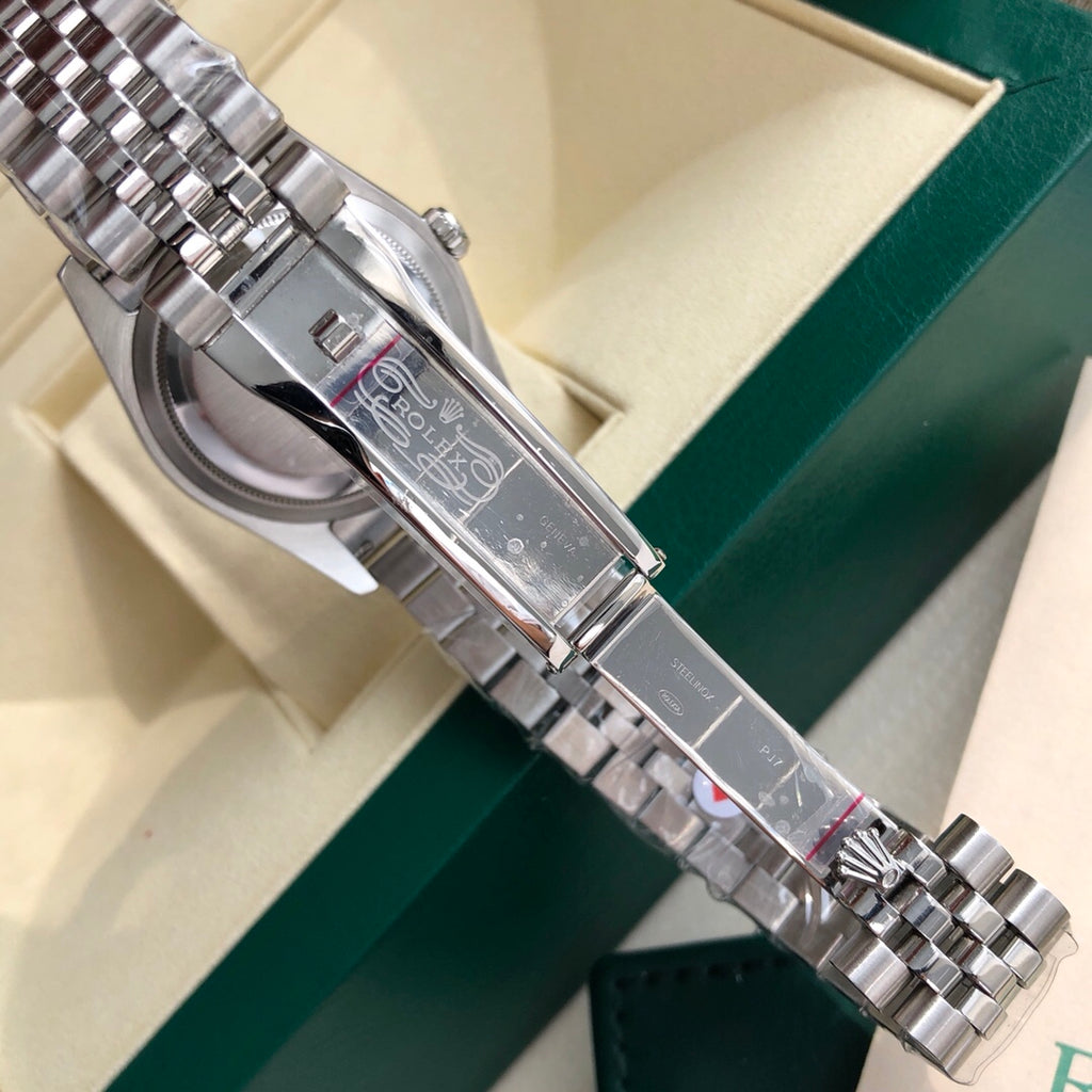 로렉스 데이저스트 41mm 블랙 다이얼 오이스터 스틸 쥬빌리 브레이슬릿