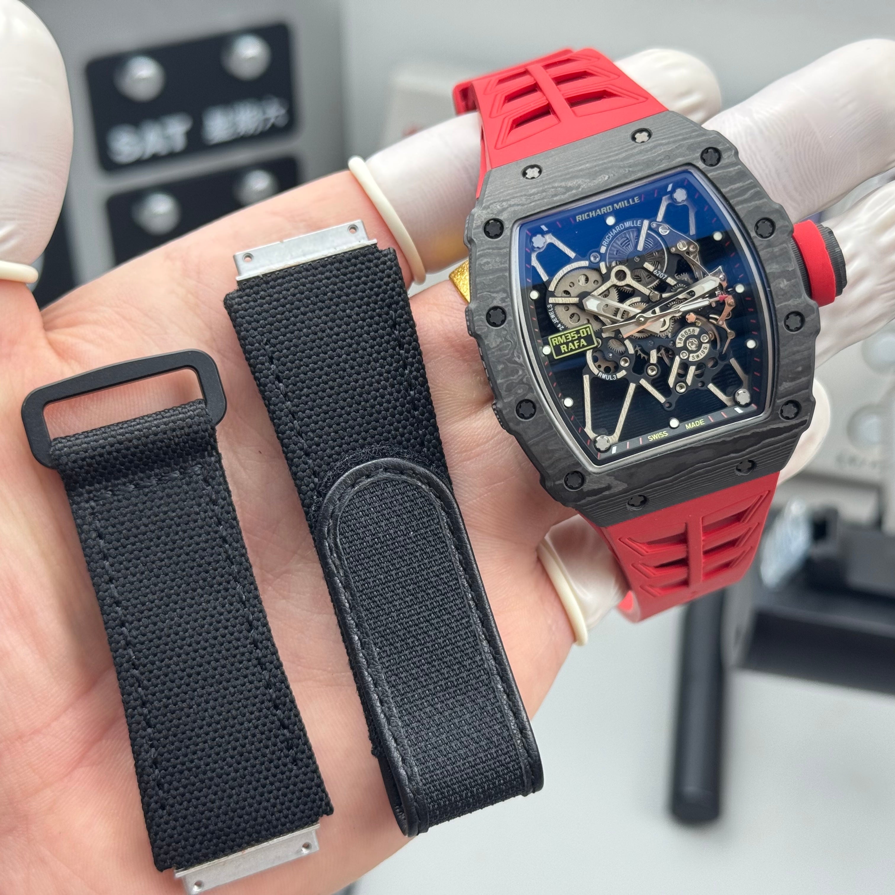 리차드밀 블랙 카본 라파