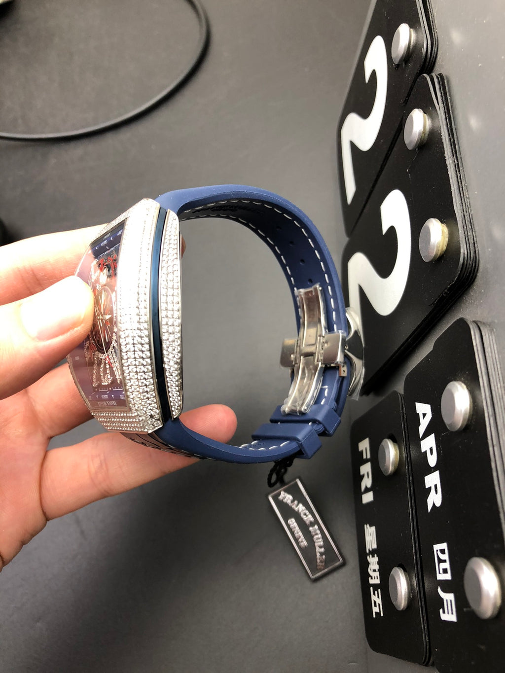 프랭크뮬러 블루 잉어 43mm