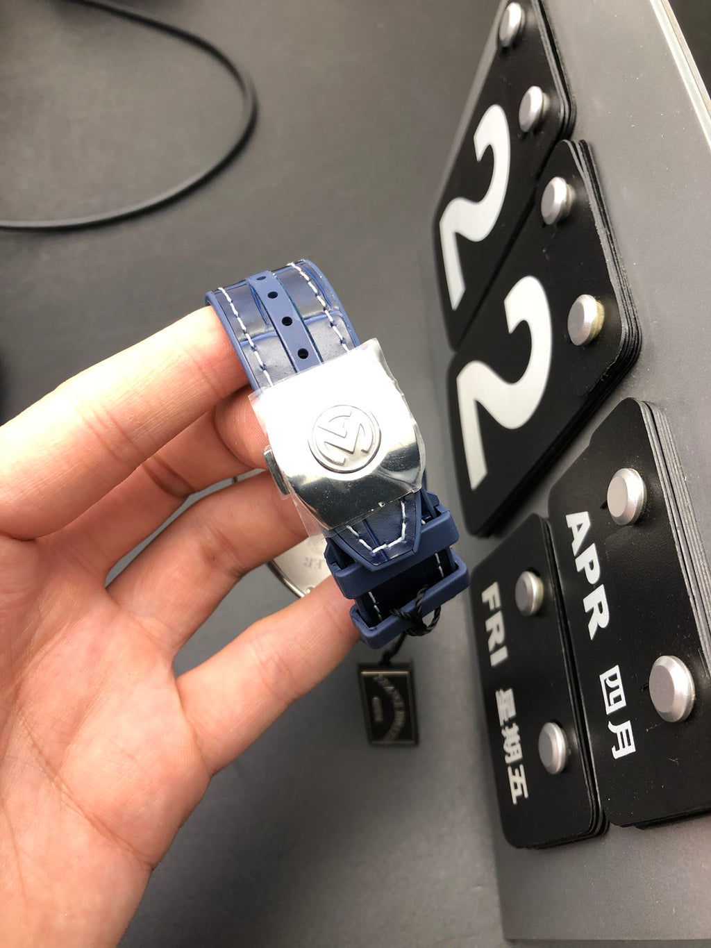 프랭크뮬러 블루 잉어 43mm