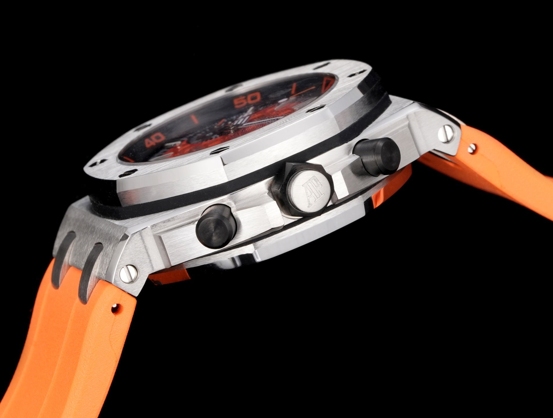 오데마피게 로얄오크 오프쇼어 다이버 크로노그래프 오렌지 42mm