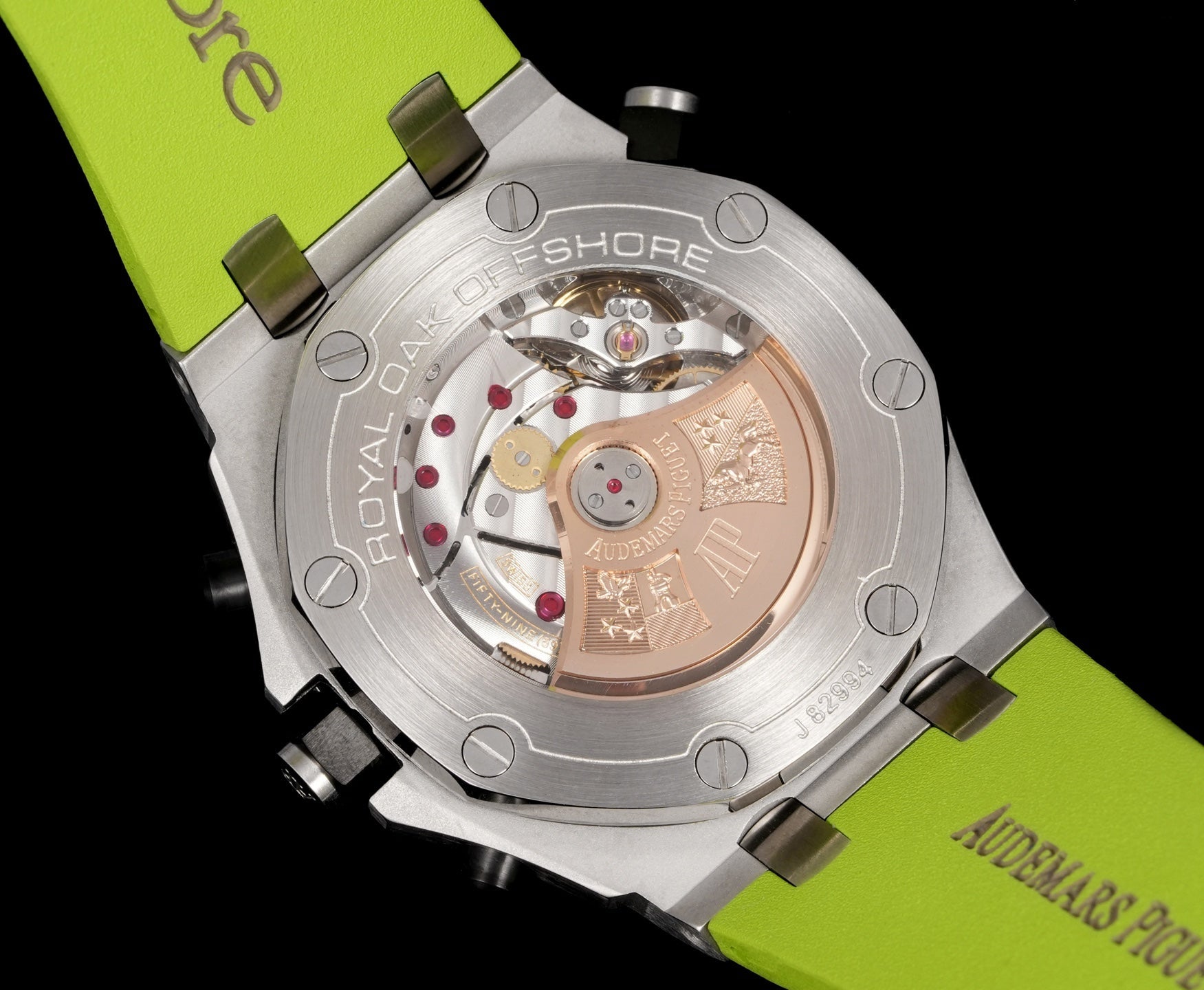 오데마피게 로얄오크 오프쇼어 다이버 크로노그래프 라임그린 42mm