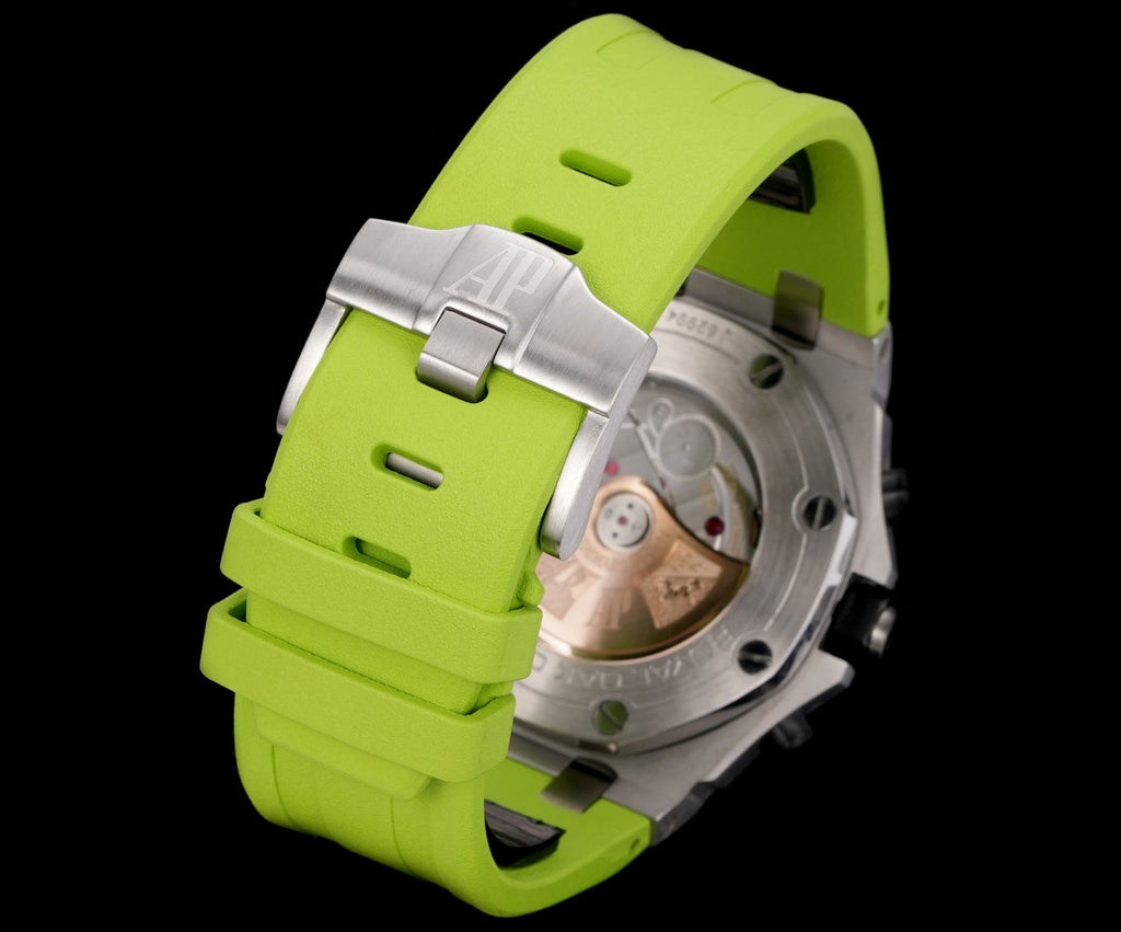 오데마피게 로얄오크 오프쇼어 다이버 크로노그래프 라임그린 42mm