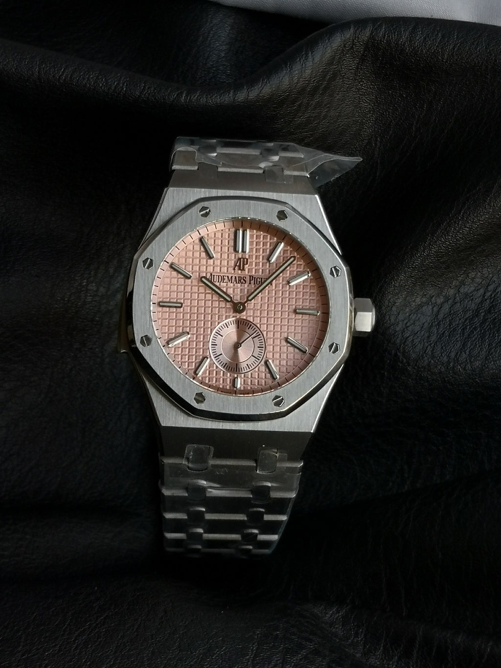 오데마피게 로얄오크 미닛 리피터 슈퍼소네리 티타늄 샐먼 42mm 연어