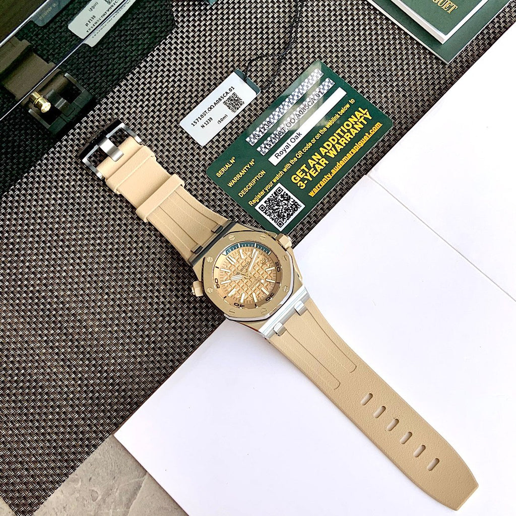오데마피게 로얄오크 오프쇼어 다이버 베이지 42mm