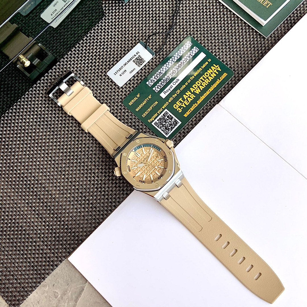 오데마피게 로얄오크 오프쇼어 다이버 베이지 42mm