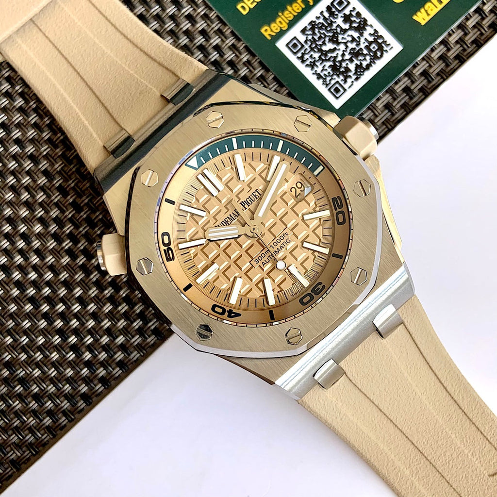 오데마피게 로얄오크 오프쇼어 다이버 베이지 42mm