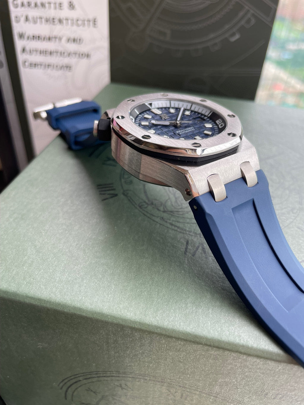 오데마피게 블루 로얄오크 오프쇼어 42mm 다이버