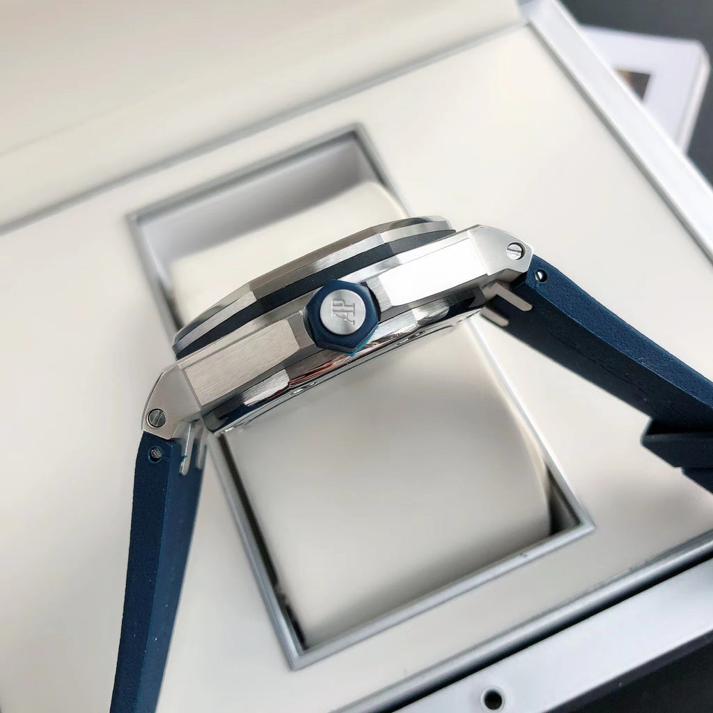 오데마피게 로얄오크 오프쇼어 다이버 블루 옐로우 42mm 펑키 컬러
