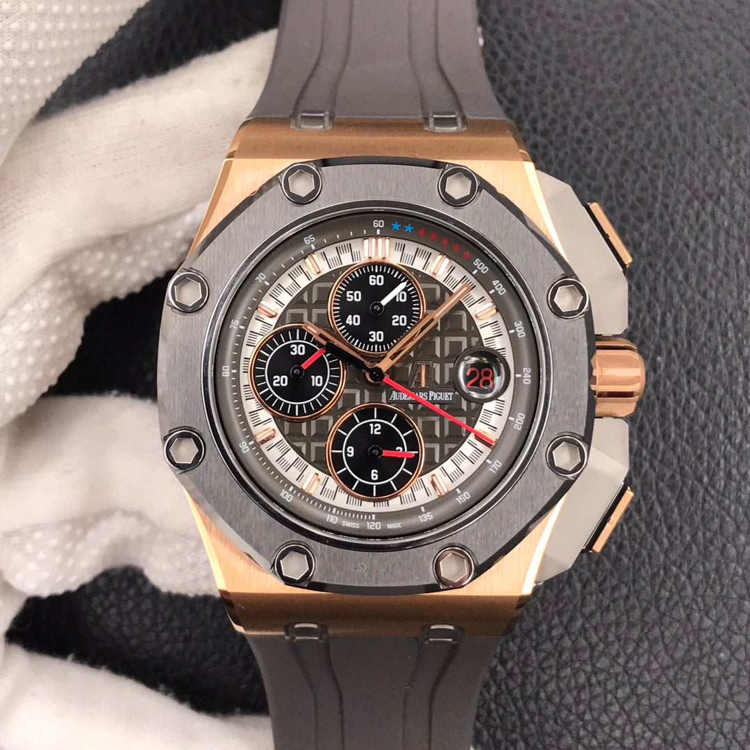 오데마피게 로즈골드 로얄오크 오프쇼어 44mm 슈마허