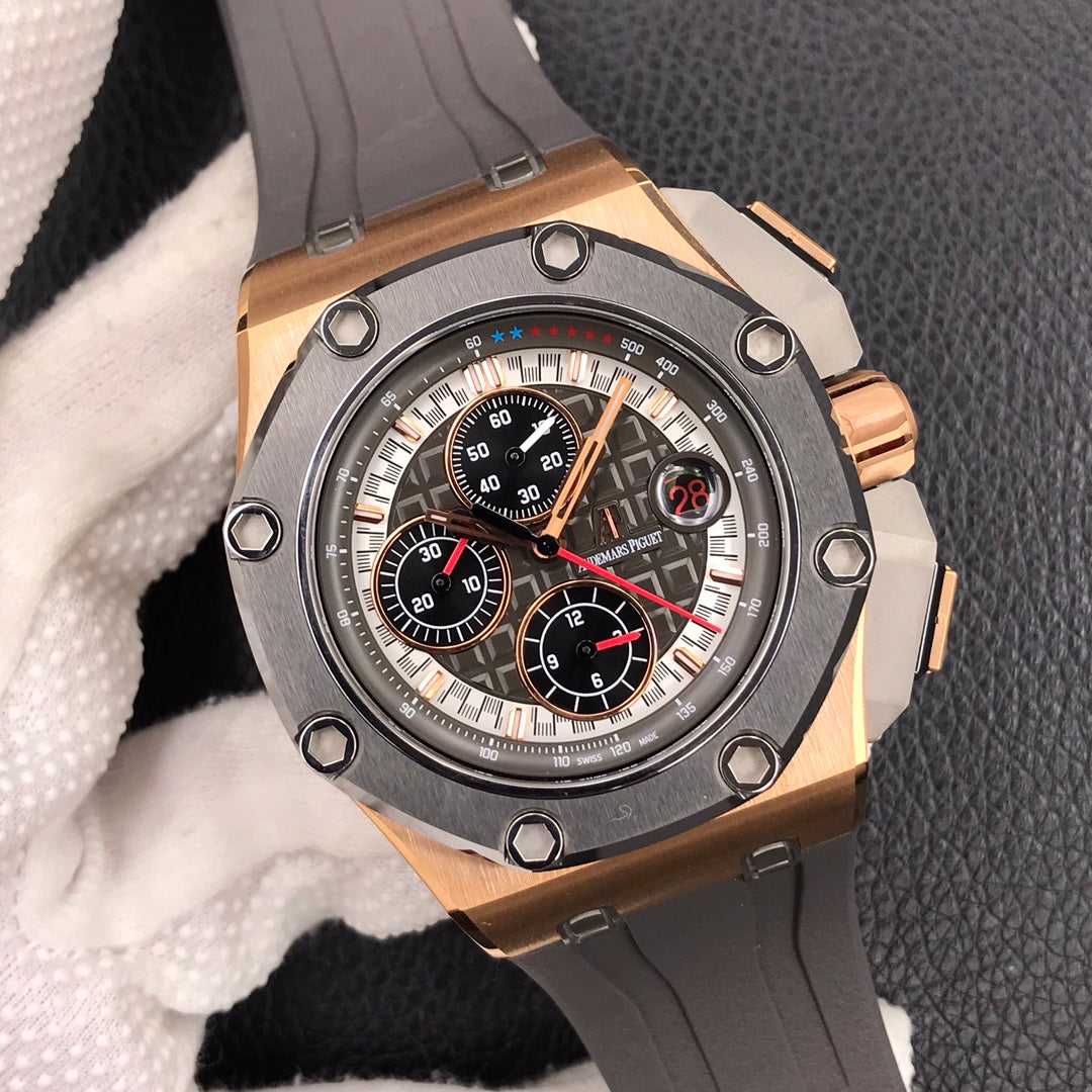 오데마피게 로즈골드 로얄오크 오프쇼어 44mm 슈마허