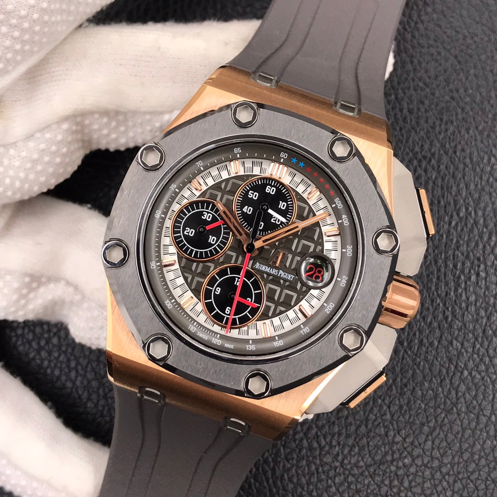 오데마피게 로즈골드 로얄오크 오프쇼어 44mm 슈마허