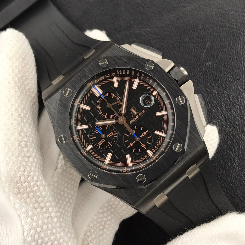오데마피게 블랙 로얄오크 오프쇼어 44mm 검판