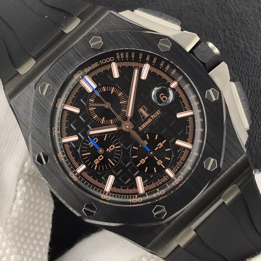 오데마피게 블랙 로얄오크 오프쇼어 44mm 검판