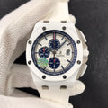 오데마피게 화이트 로얄오크 오프쇼어 44mm 화이트 세라믹