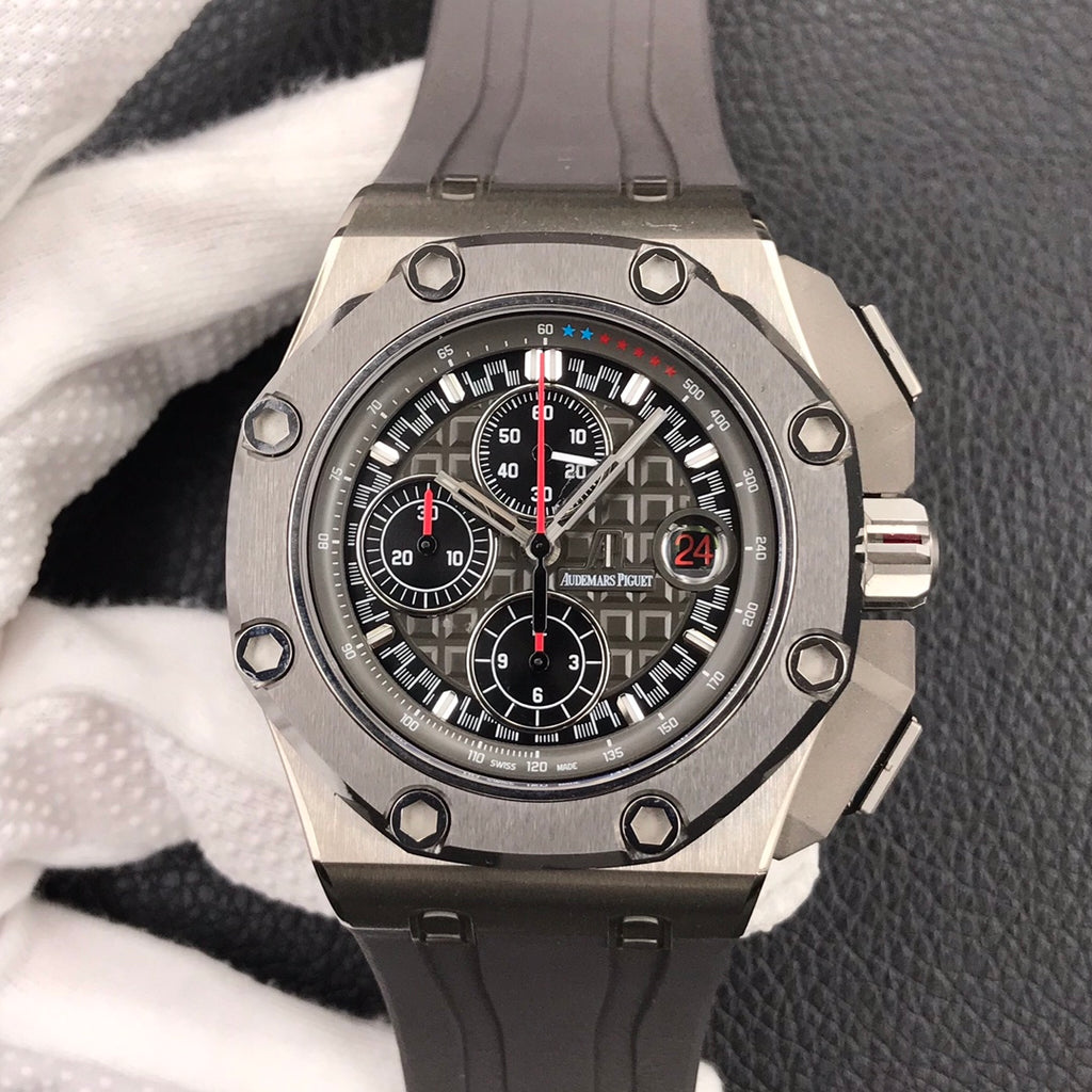 오데마피게 그레이 로얄오크 오프쇼어 44mm 슈마허