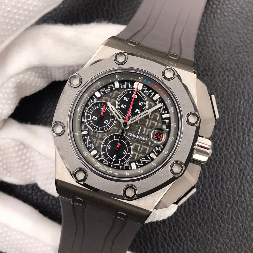 오데마피게 그레이 로얄오크 오프쇼어 44mm 슈마허