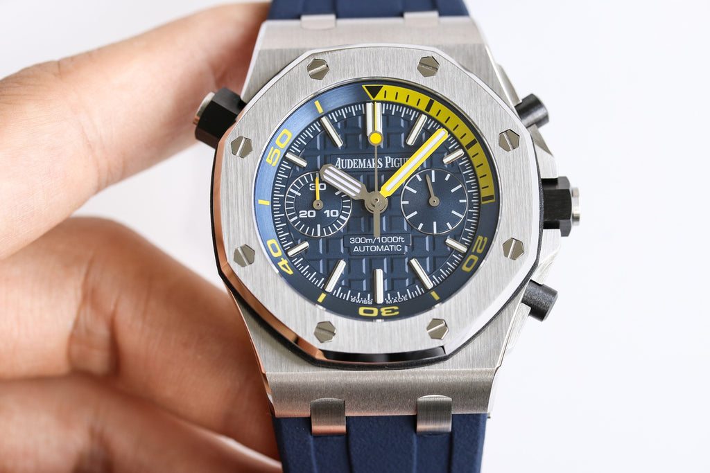 오데마피게 로얄오크 오프쇼어 다이버 크로노그래프 블루 42mm