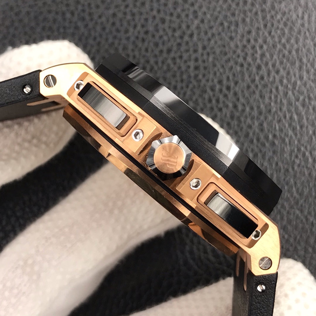 오데마피게 로즈골드 로얄오크 오프쇼어 44mm 검판