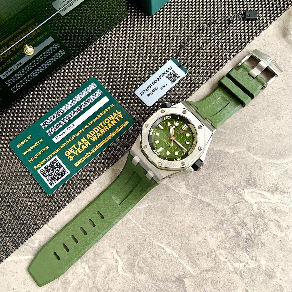 오데마피게 로얄오크 오프쇼어 다이버 카키그린 42mm