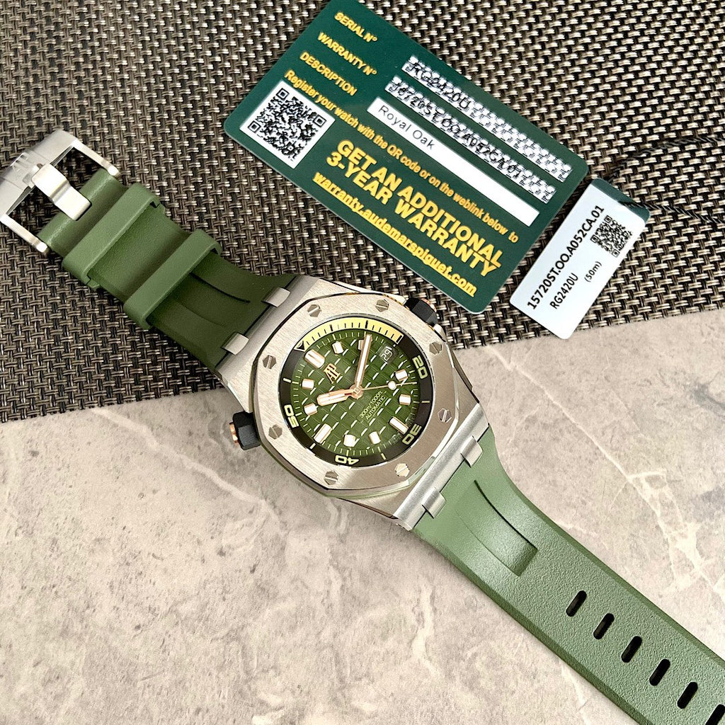 오데마피게 로얄오크 오프쇼어 다이버 카키그린 42mm