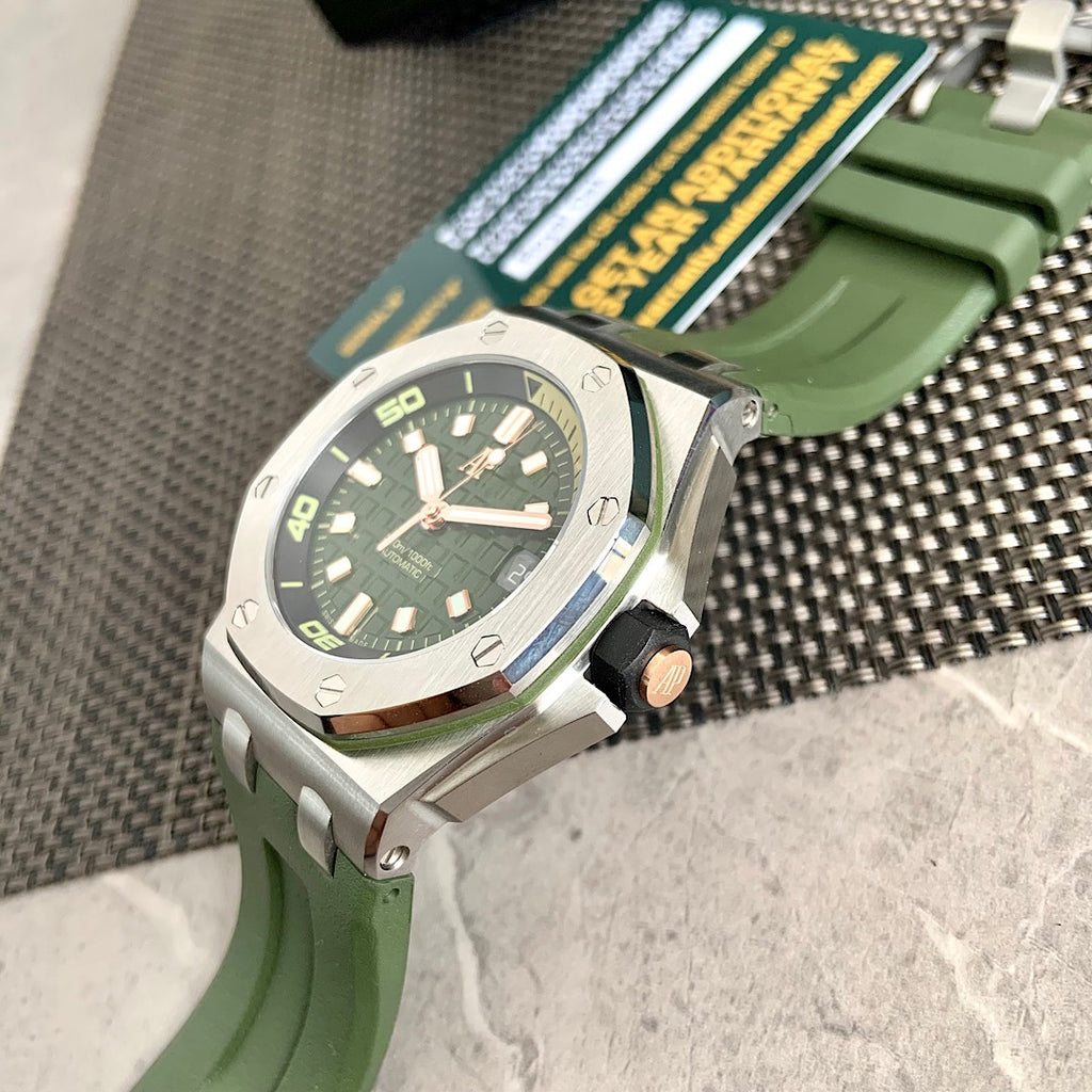 오데마피게 로얄오크 오프쇼어 다이버 카키그린 42mm