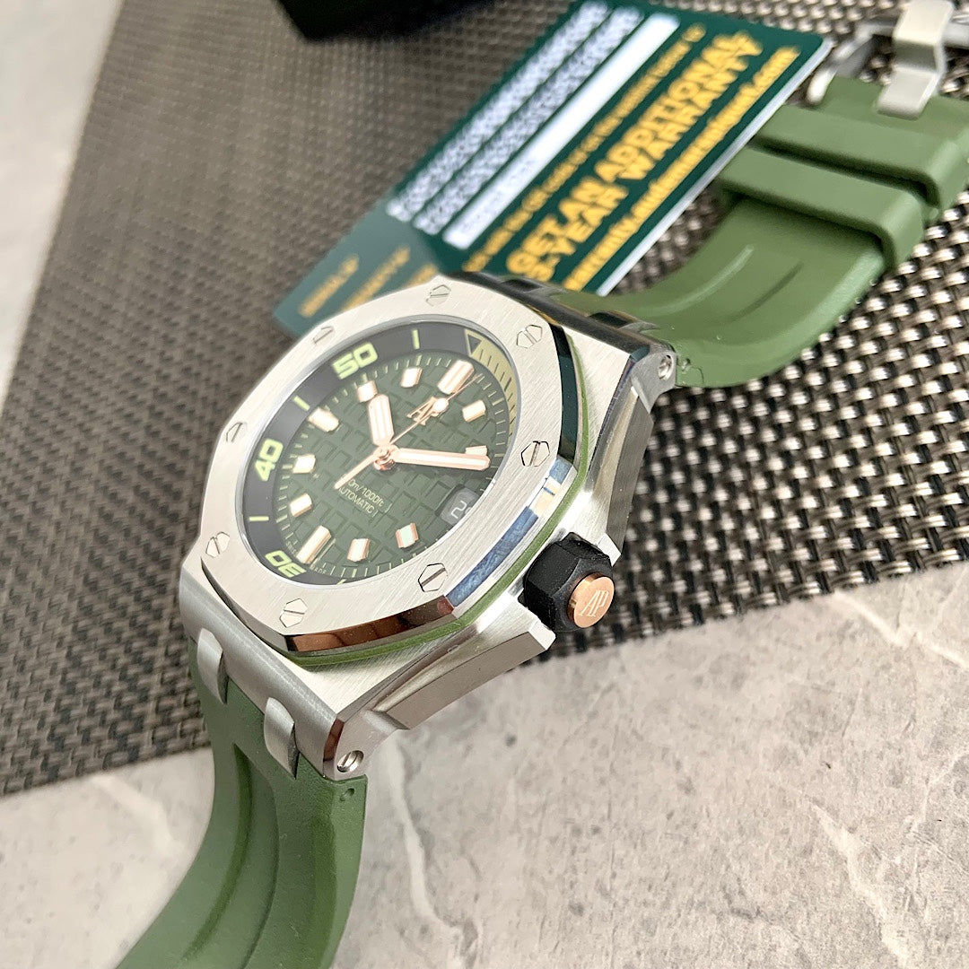 오데마피게 로얄오크 오프쇼어 다이버 카키그린 42mm