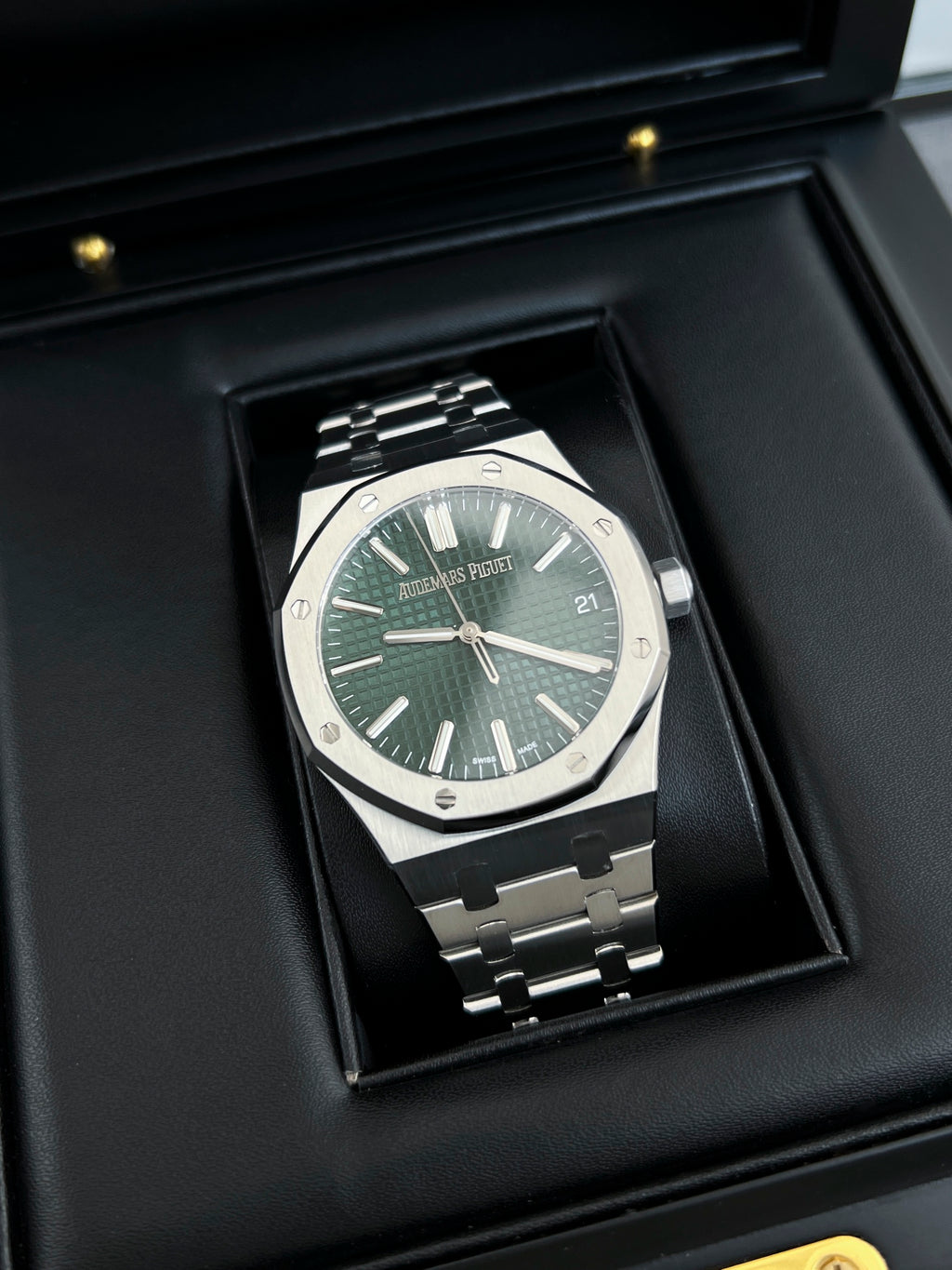 오데마피게 그린 로얄오크 50주년 한정판 41mm