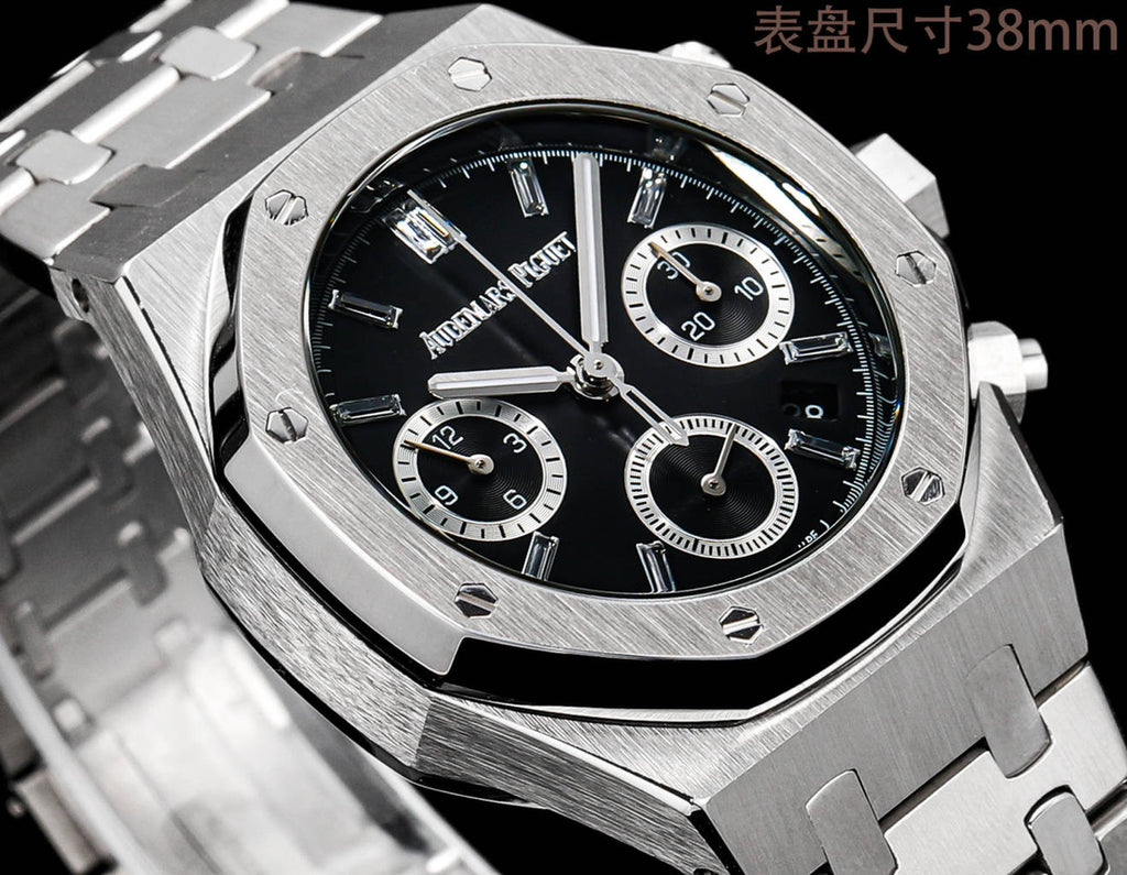 오데마피게 로얄오크 크로노그래프 검판 38mm