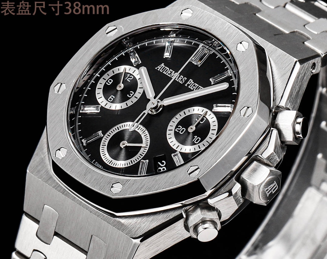오데마피게 로얄오크 크로노그래프 검판 38mm
