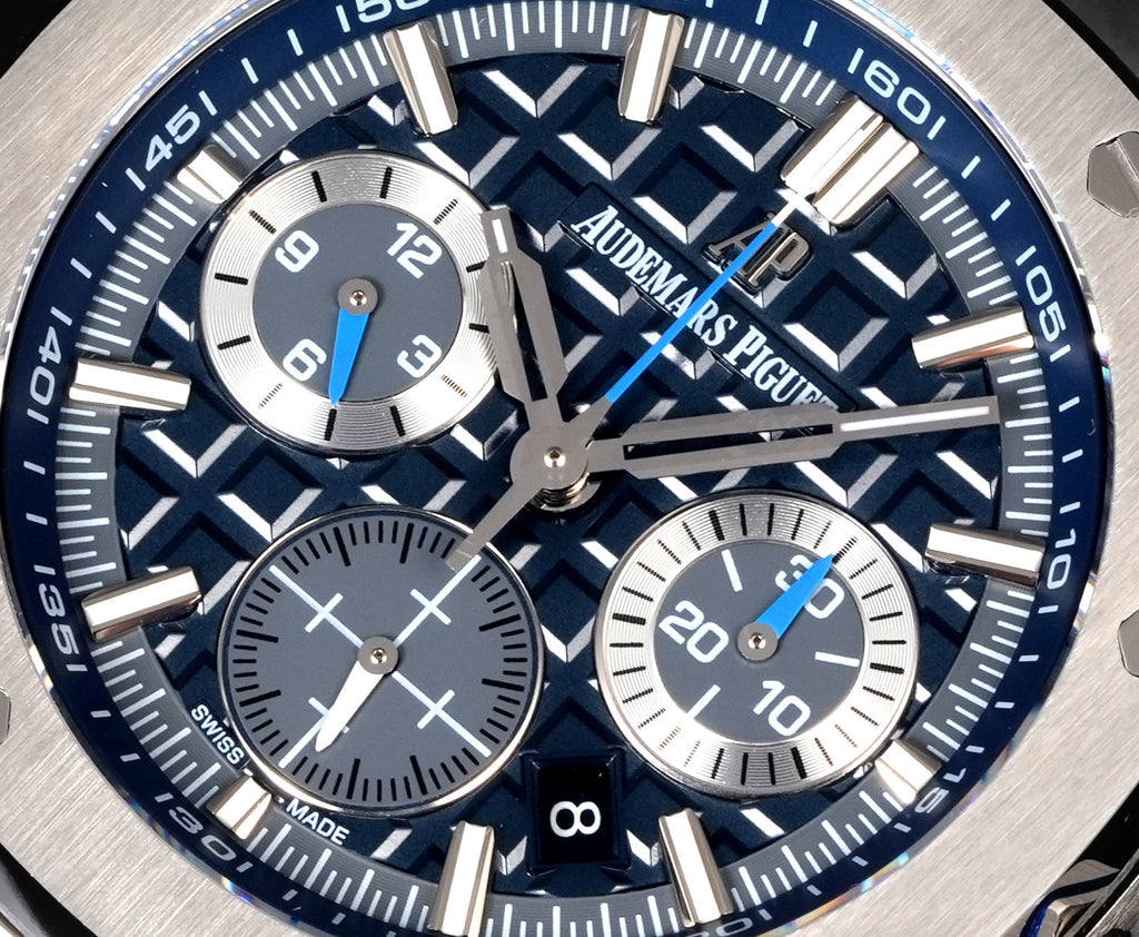 오데마피게 로얄오크 오프쇼어 티타늄 블루 42mm