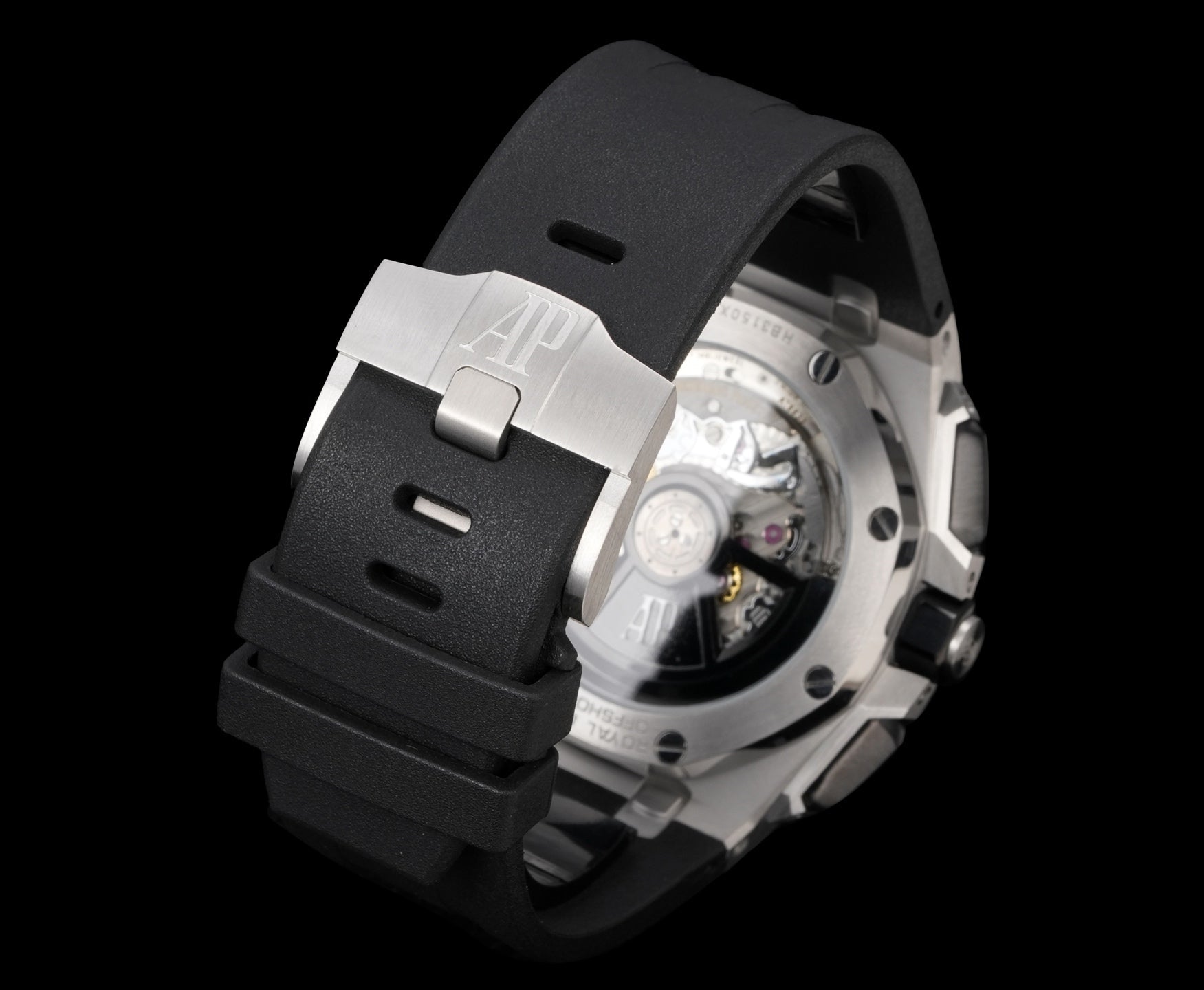 오데마피게 로얄오크 오프쇼어 크로노그래프 블랙 검판 43mm