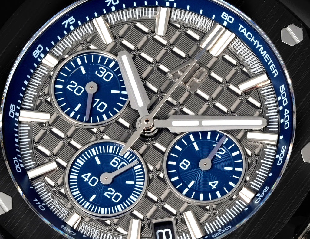 오데마피게 블루 로얄오크 오프쇼어 43mm 청판
