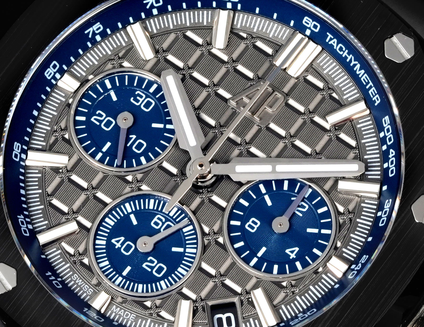 오데마피게 블루 로얄오크 오프쇼어 43mm 청판