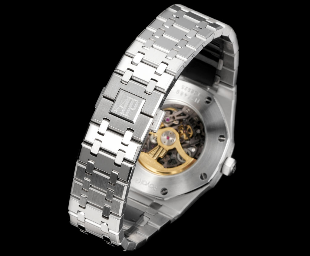 오데마피게 로얄오크 실버 더블 밸런스 휠 오픈워크 41mm