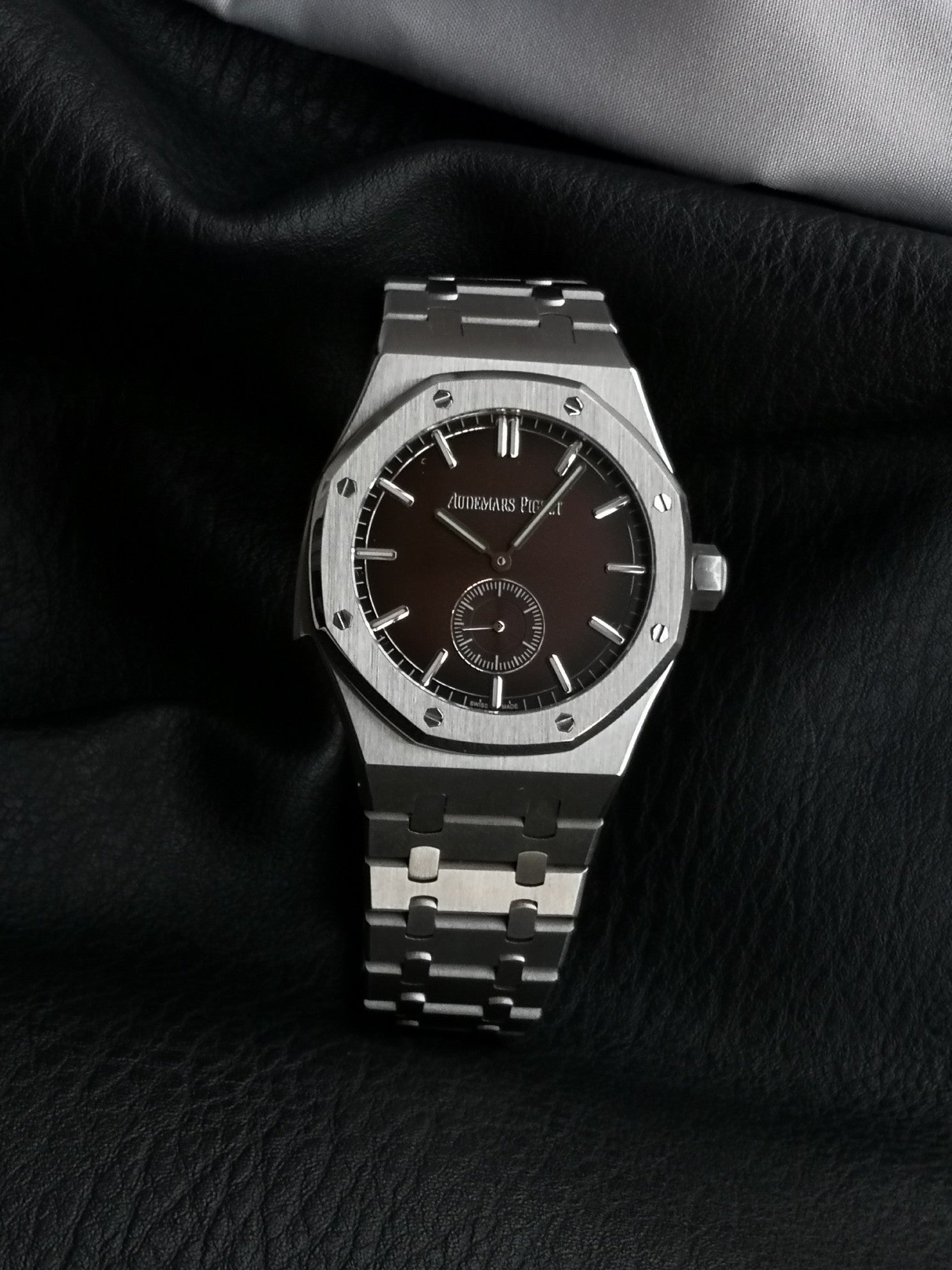 오데마피게 버건디 로얄오크 미닛 리피터 슈퍼소네리 42mm