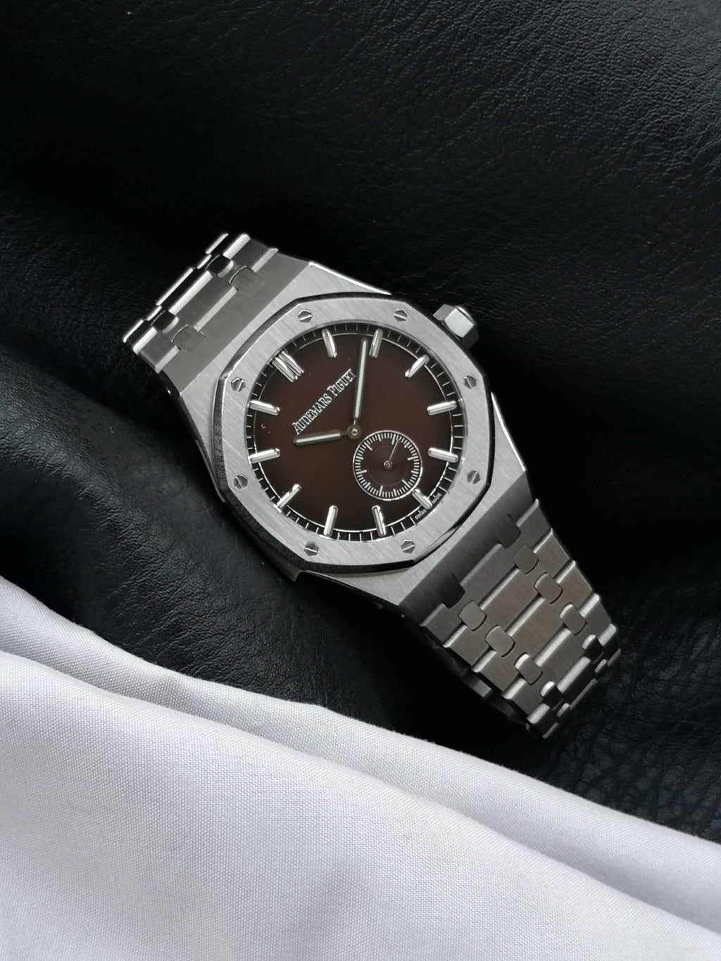 오데마피게 버건디 로얄오크 미닛 리피터 슈퍼소네리 42mm