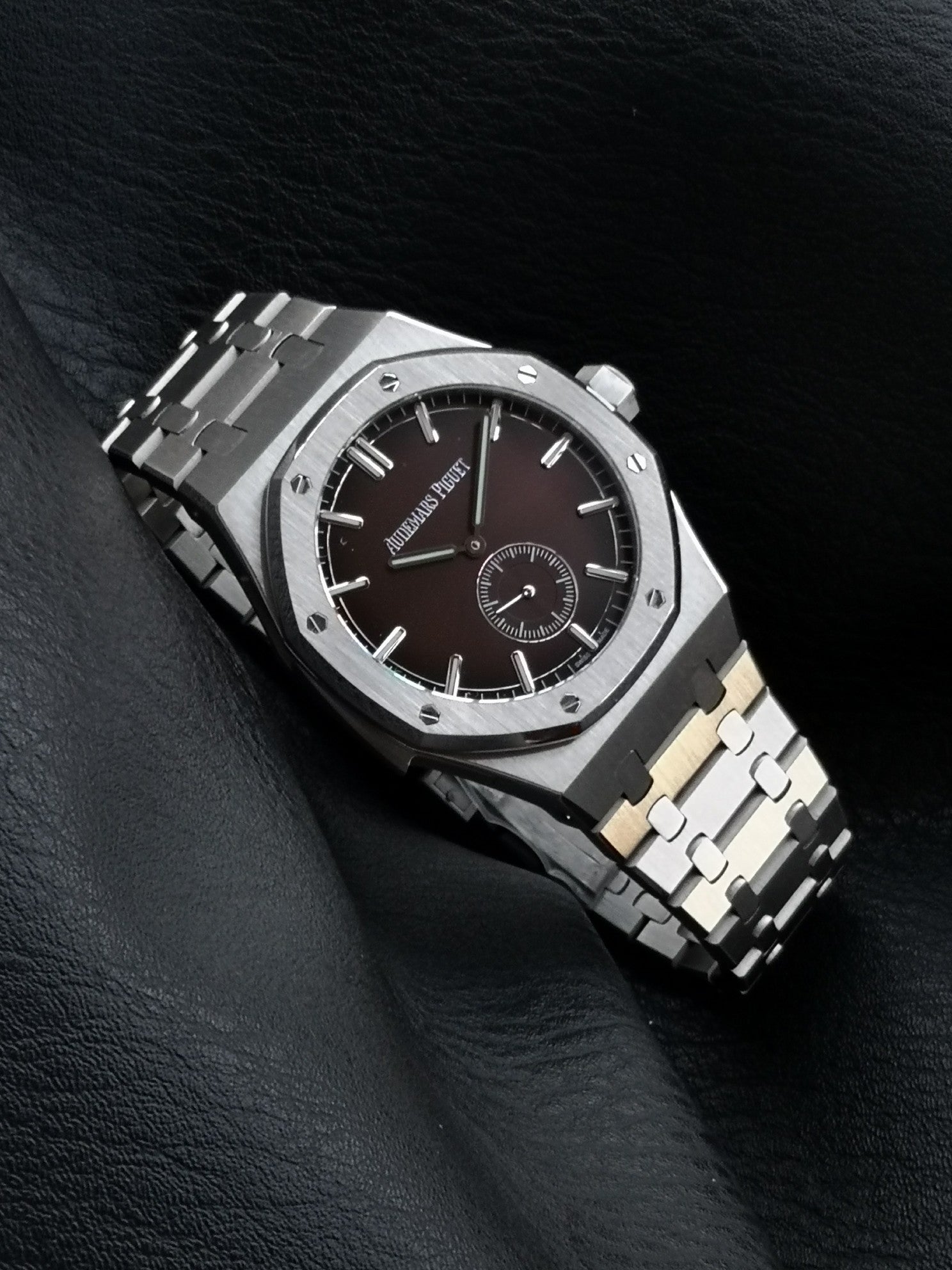 오데마피게 버건디 로얄오크 미닛 리피터 슈퍼소네리 42mm