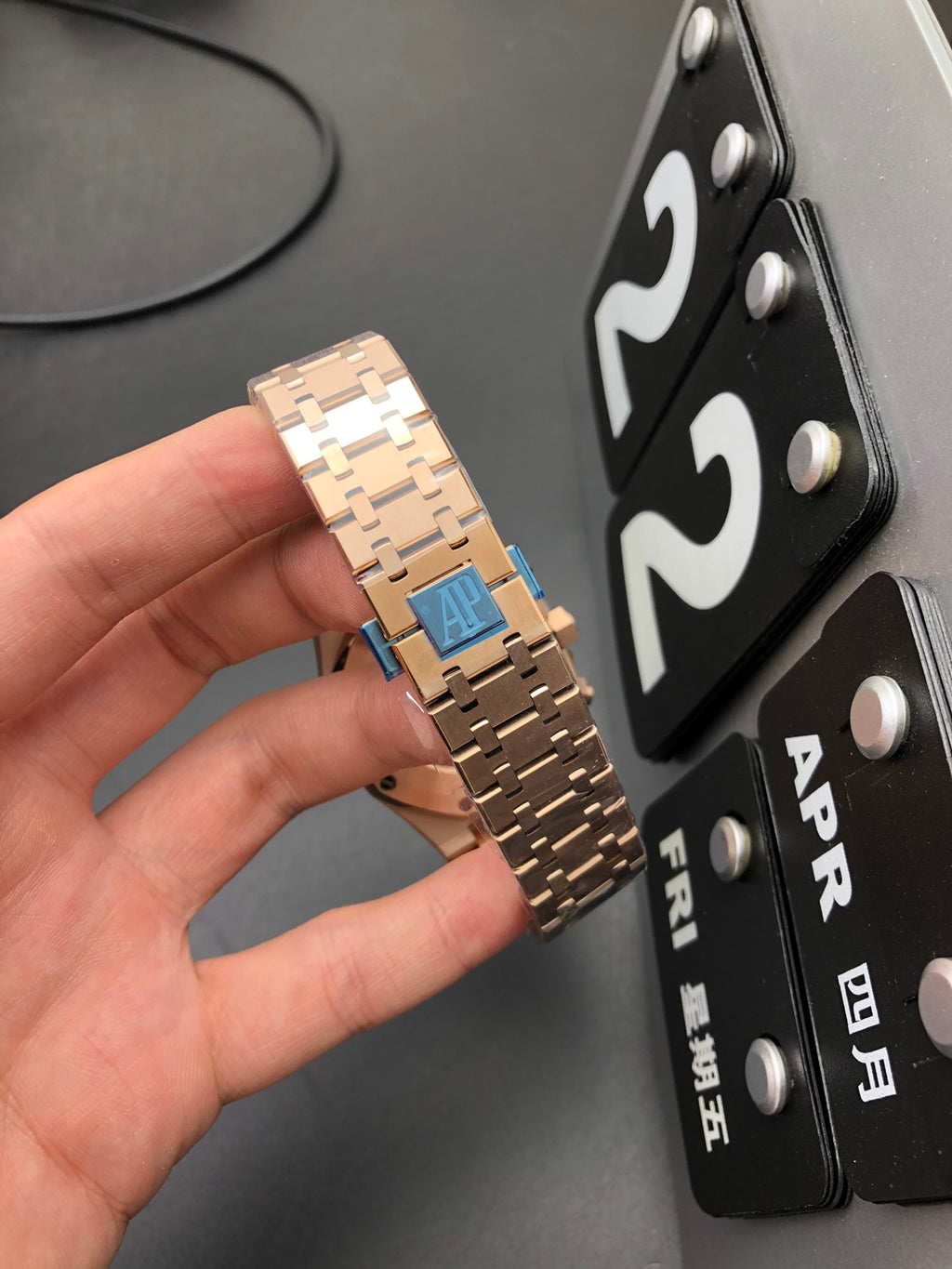 오데마피게 로얄오크 블루 41mm