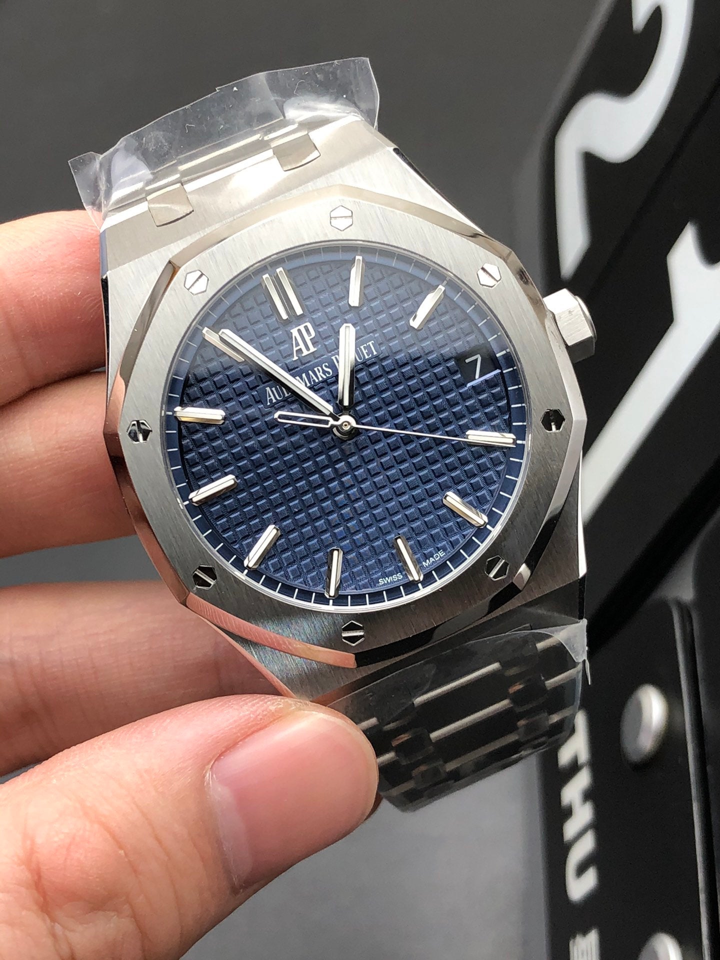 오데마피게 로얄오크 블루 41mm
