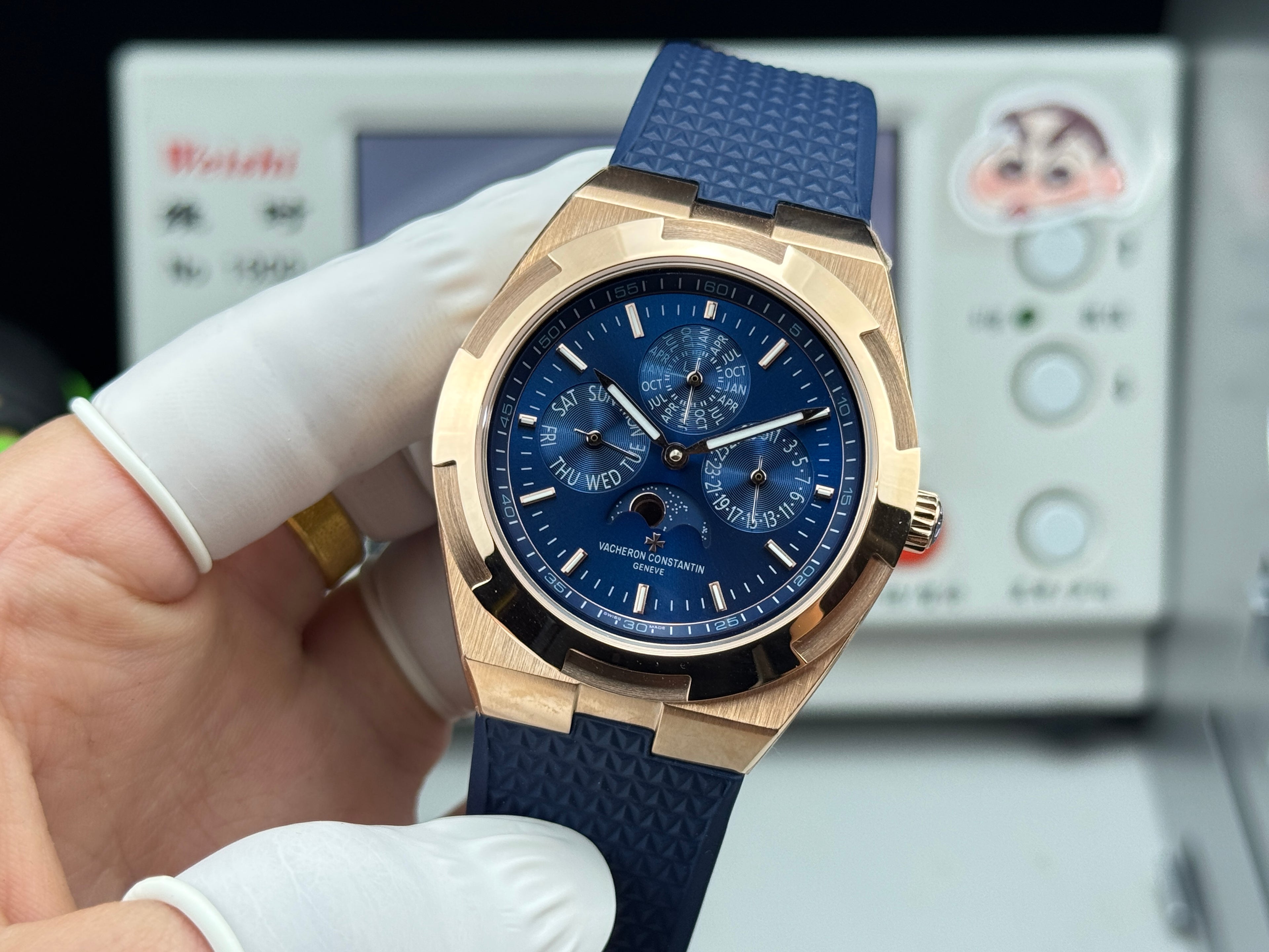 바쉐론 콘스탄틴 오버시즈 핑크 골드 41.5mm PPC 울트라씬