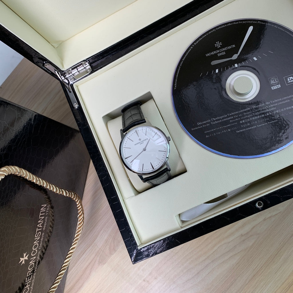 바쉐론 콘스탄틴 패트리모니 화이트 골드 40mm 드레스 워치