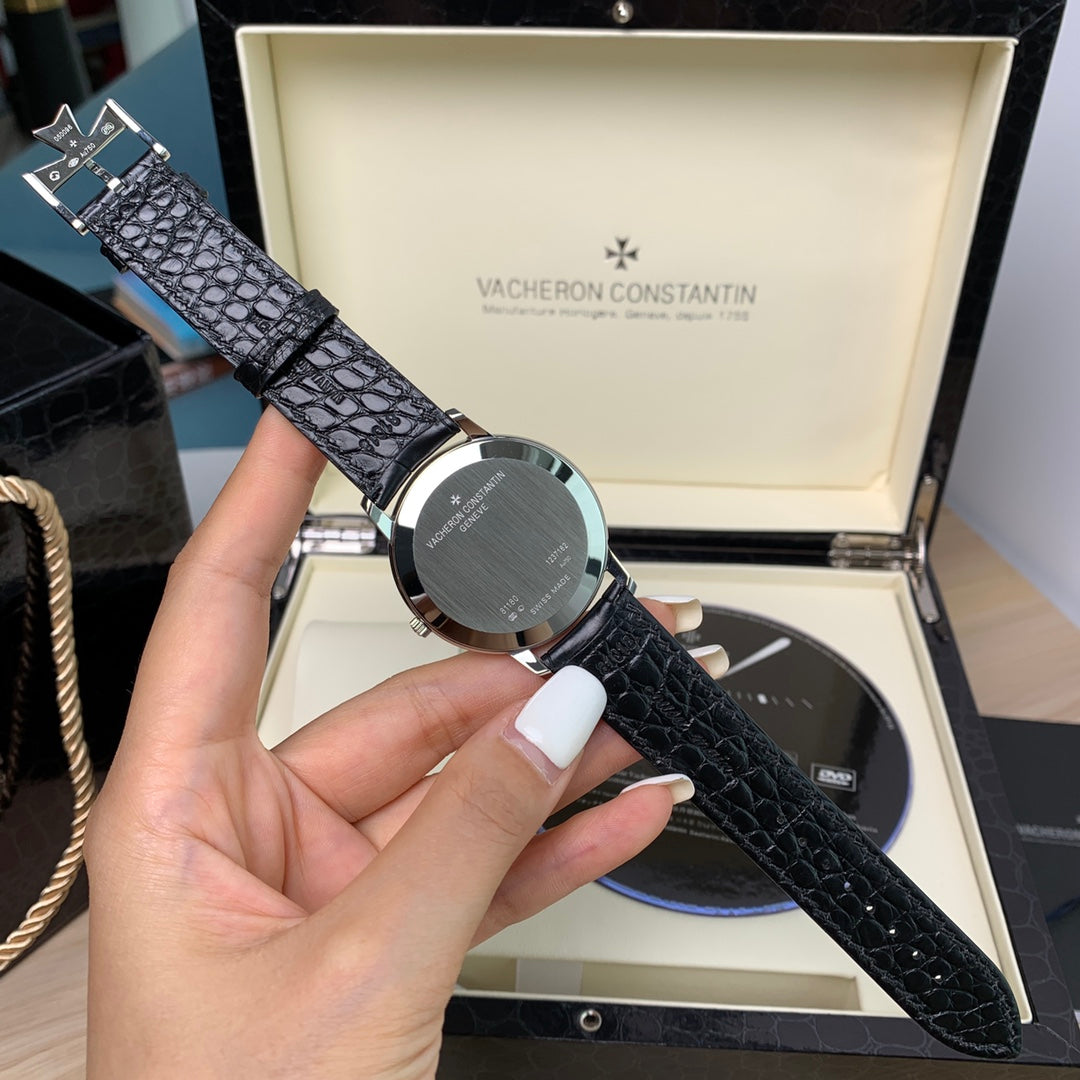 바쉐론 콘스탄틴 패트리모니 화이트 골드 40mm 드레스 워치