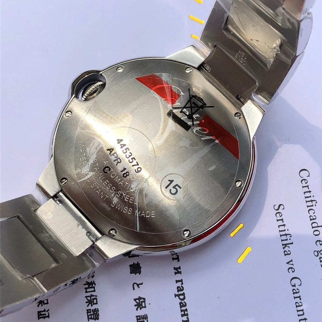 까르띠에 발롱 블루 42mm 블루 스틸