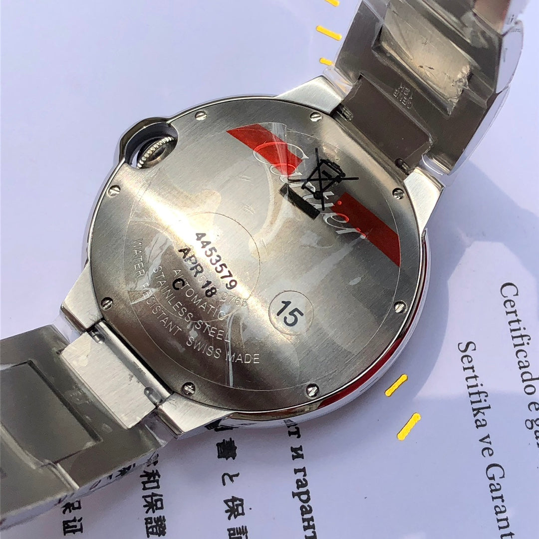 까르띠에 발롱 블루 42mm 블루 스틸
